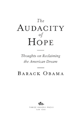 The Audacity of Hope